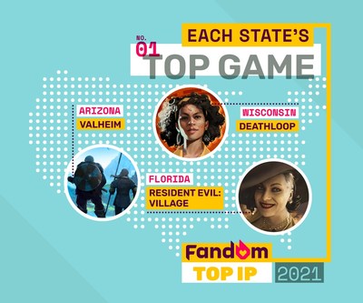 Top Games In 2021 By State