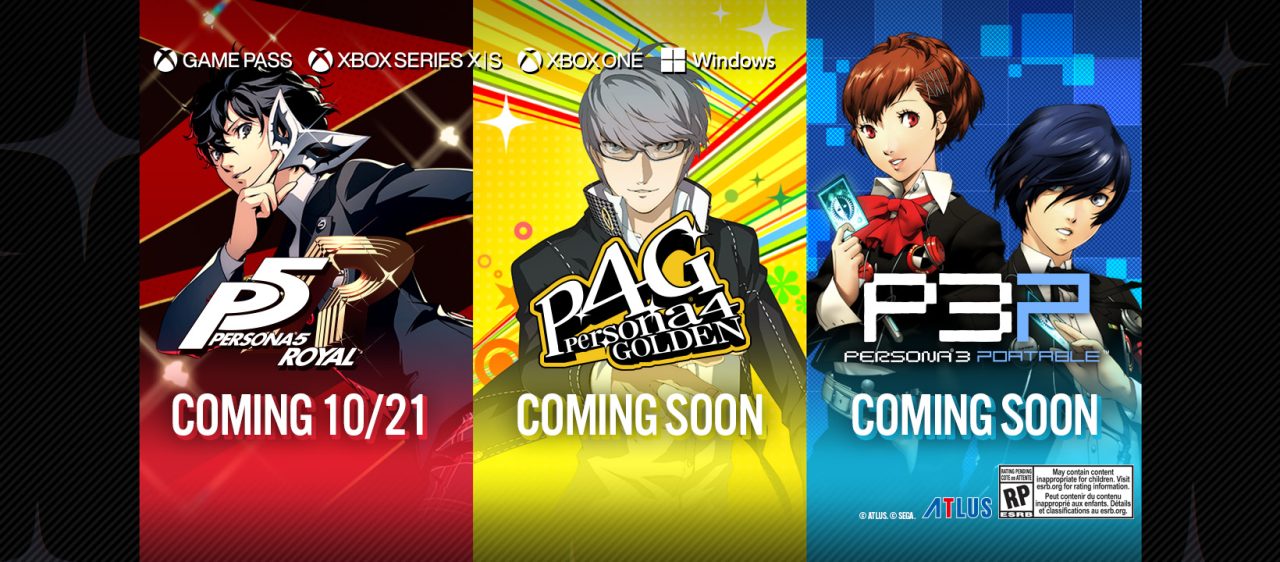 The Three Latest Games In Atlus' Celebrated Persona Series Are Confirmed For Release On Playstation And Steam, As Well As Xbox Game Pass.