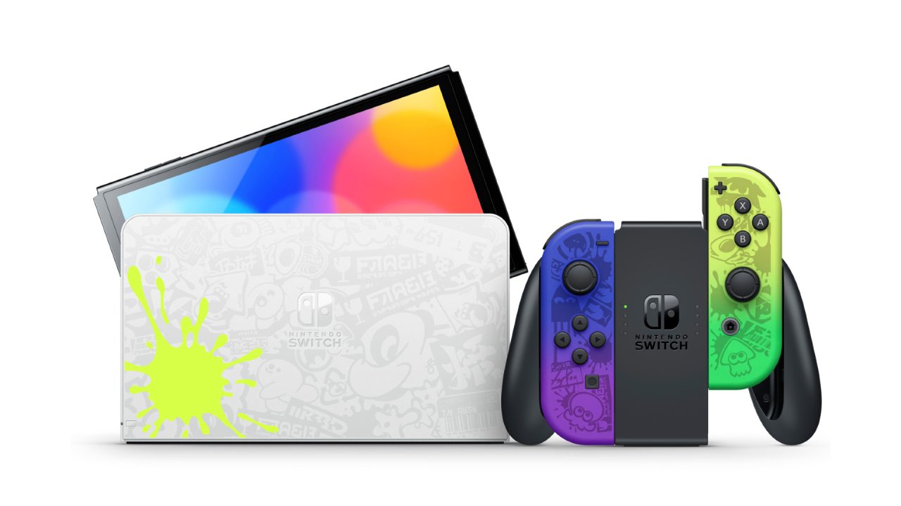 Splatoon 3 Reveals Its Themed Nintendo Switch OLED Hardware and a New Multiplayer Map
