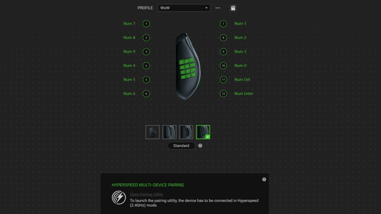 razer naga v2 pro wireless gaming mouse 889992