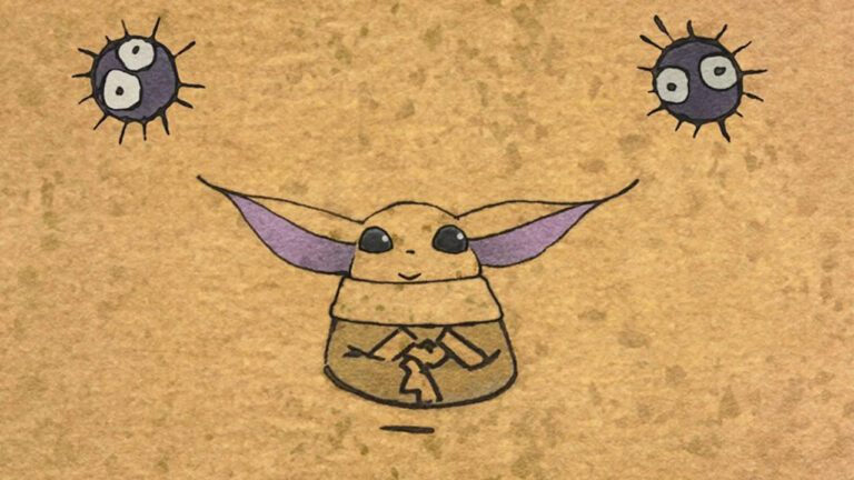 Studio Ghibli x Lucasfilm’s Zen – Grogu and Dust Bunnies Short Drops Today