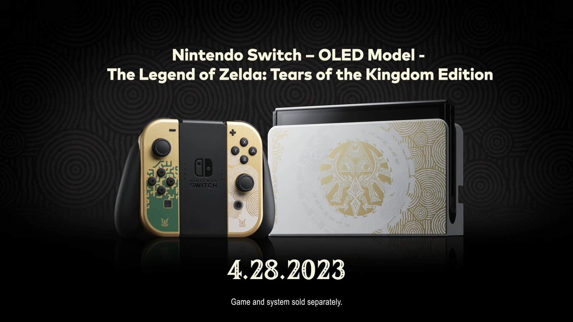 the legend of zelda tears of the kingdom themed nintendo switch oled releases april 28th 23032803 5