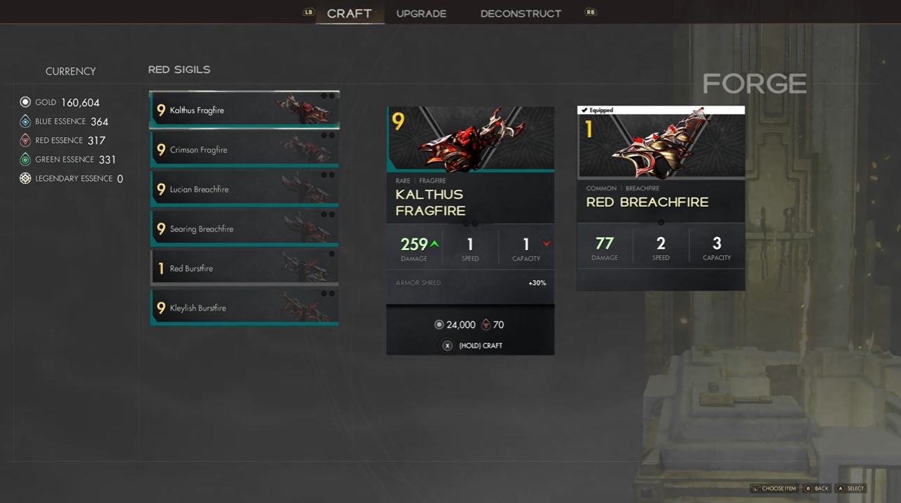 Immortals Forge Screen