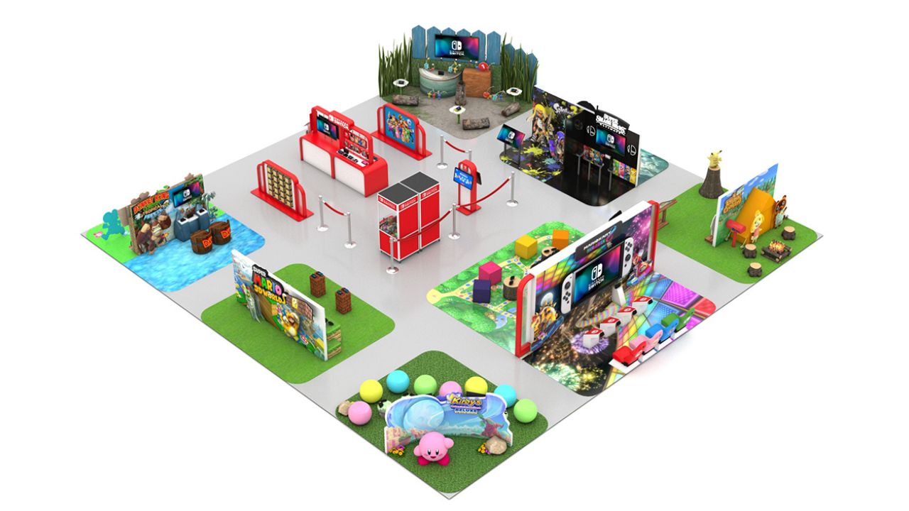 Summer Of Play: Nintendo Having Fun At 9 Malls Across U.s. Nintendo Summer Of Play Setup