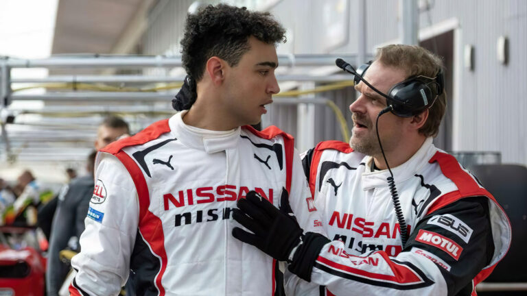 Gran Turismo Stars David Harbour & Archie Madekwe Talk Racing