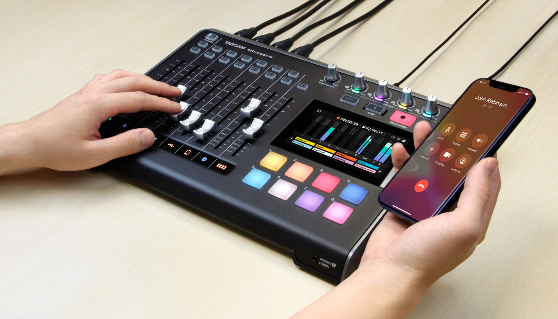 Tascam Debuts The Mixcast 4 Podcast Station