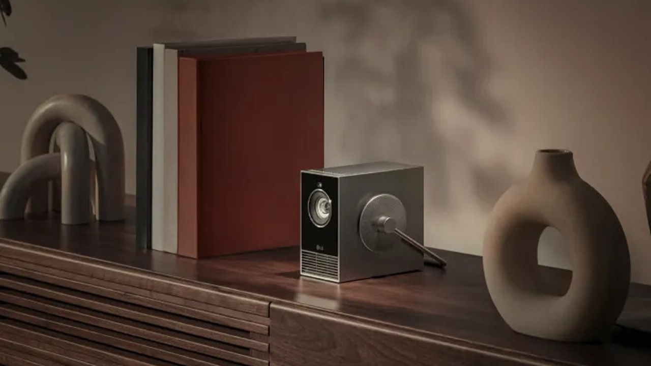 LG Reveals Stylish CineBeam Qube 4K Projector