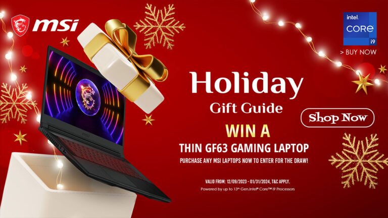 The Best MSI Laptops for the Holiday 2023 Season