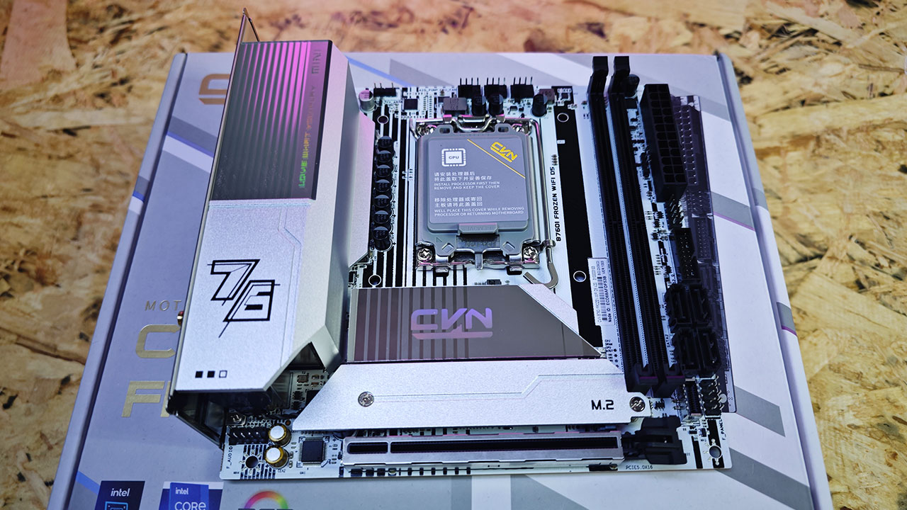 Colorful Cvn B760I Frozen Wi-Fi D5 Motherboard Review
