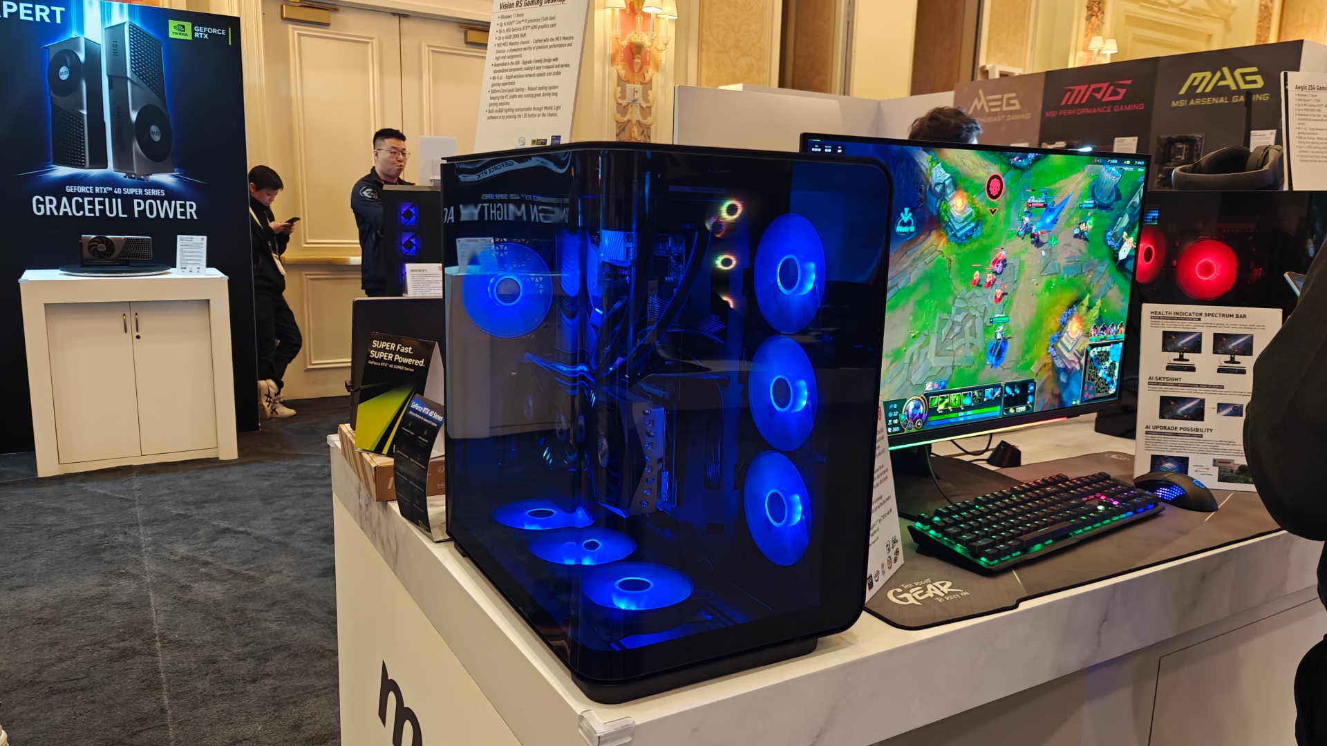 MSI’s Monitor & Desktop Solutions Shine at CES 2024