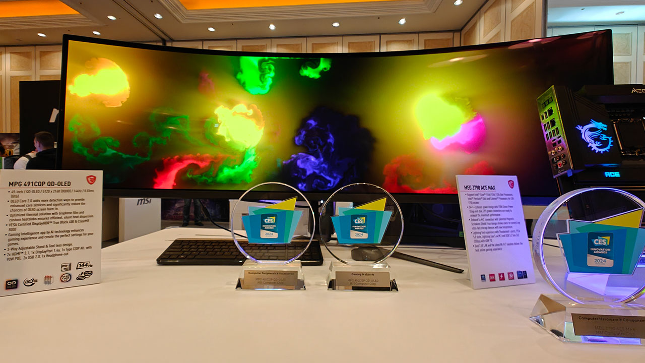 MSI’s Monitor & Desktop Solutions Shine at CES 2024