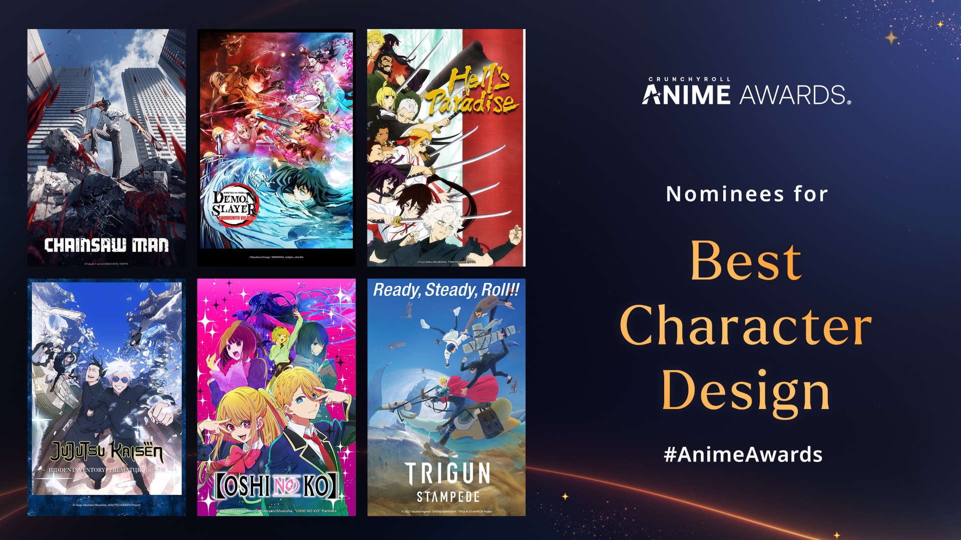 The Crunchyroll Anime Awards 2024 Nominees Are Out Now: Jjk, Chainsaw Man 5