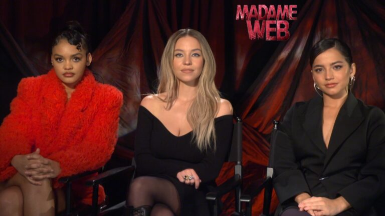 Madame Web: Sydney Sweeney, Celeste O’Connor & Isabela Merced Talk Super Powers & More