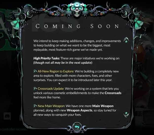 Hades 2 Roadmap Reveals A Lengthy Stay In Early Access
