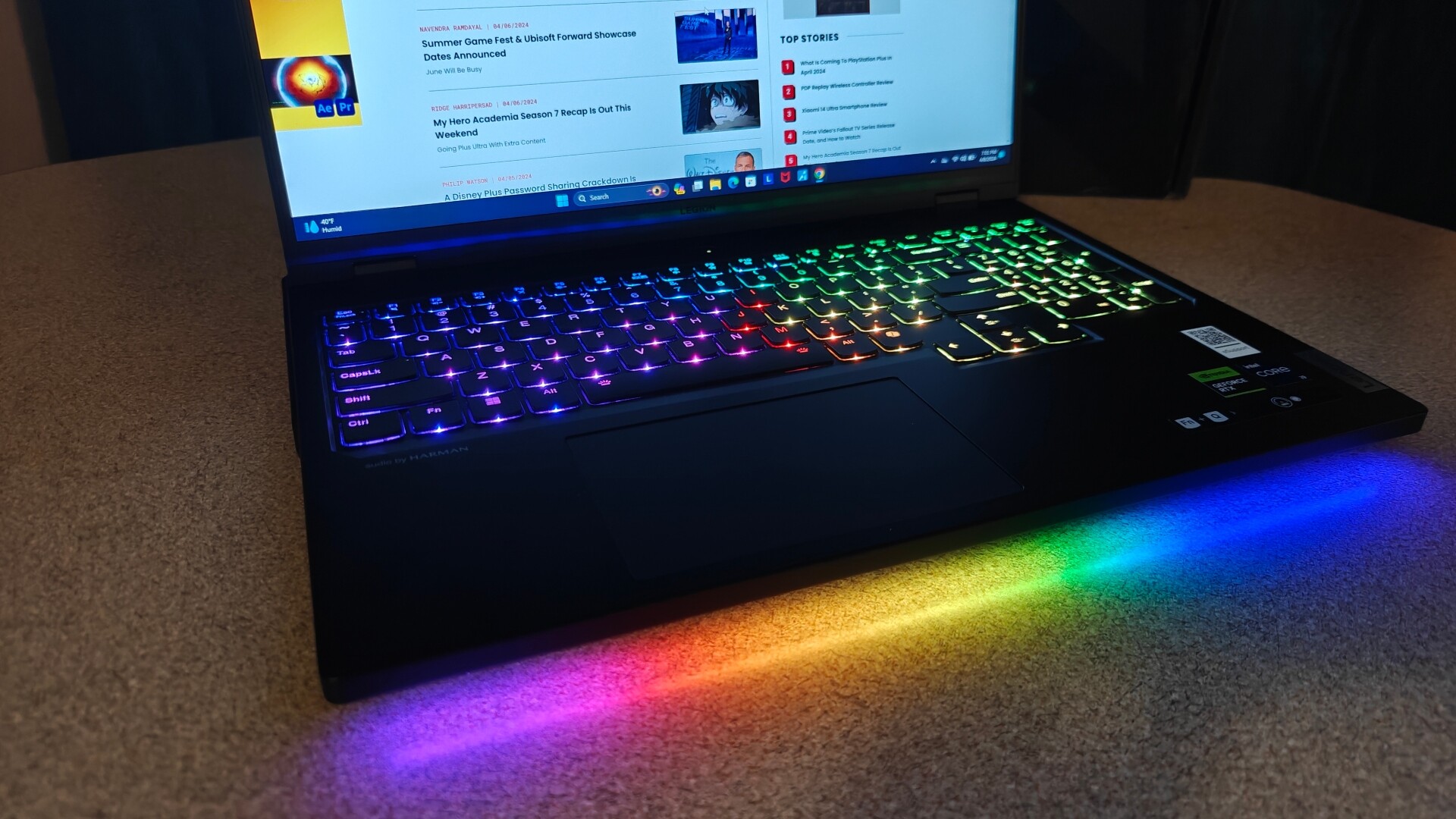 Lenovo Legion Pro 7I Gaming Laptop Review
