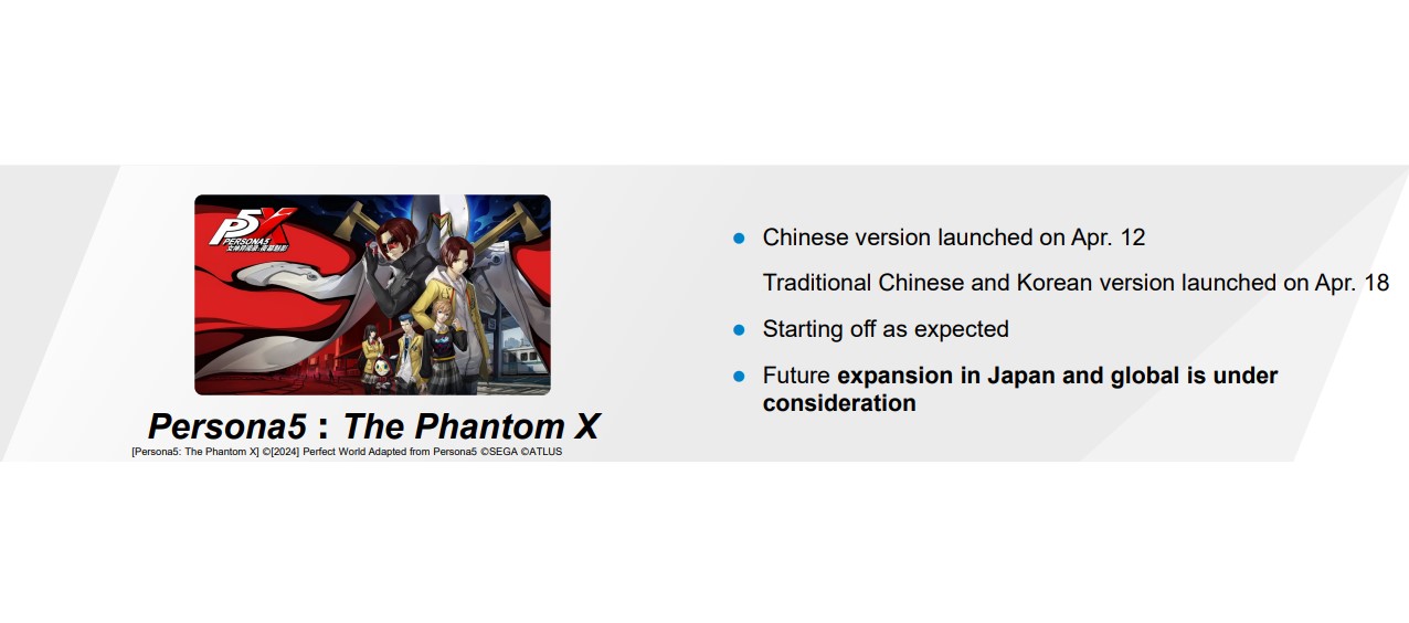 Persona 5: The Phantom X Might Release Globally