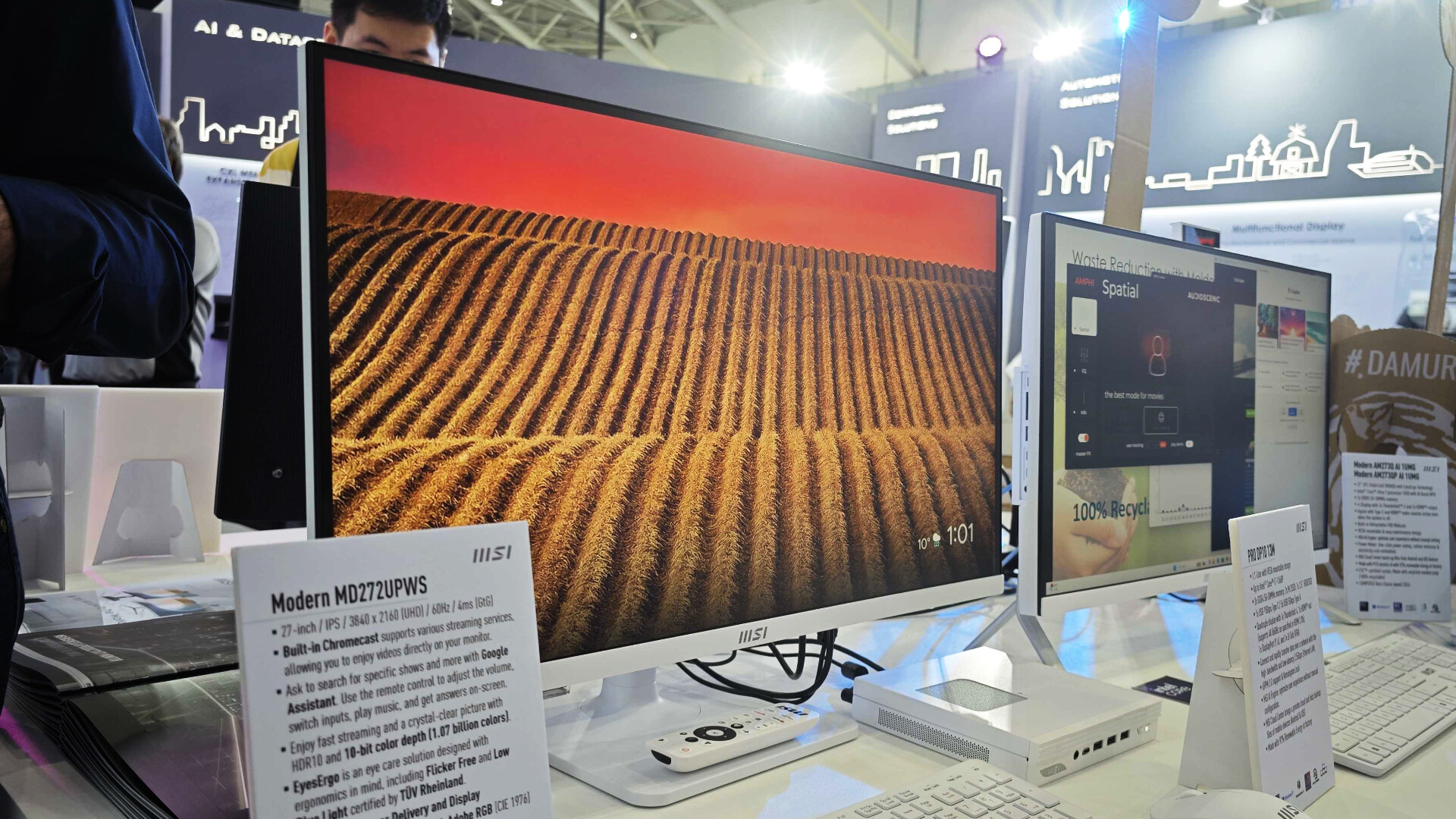 Computex 2024: MSI Monitors Bring More Than Gaming to the Show Floor