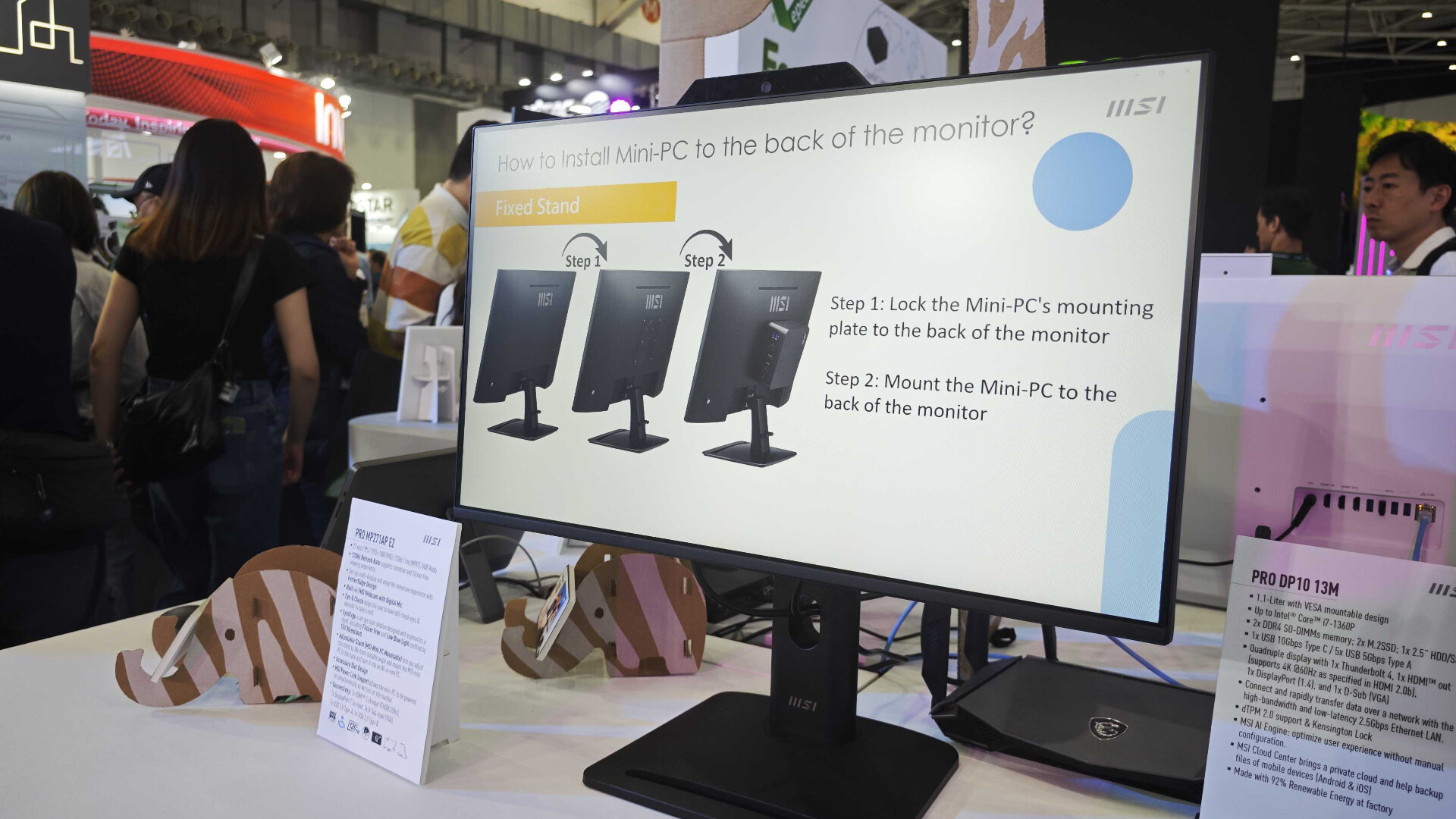 Computex 2024: MSI Monitors Bring More Than Gaming to the Show Floor