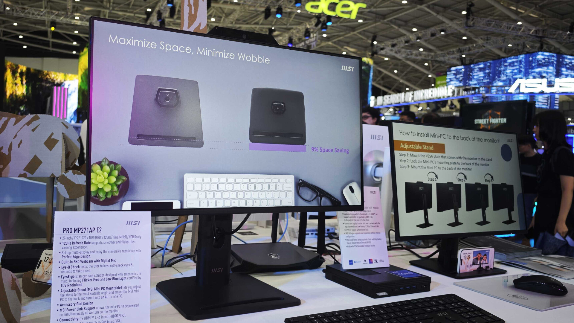 Computex 2024: MSI Monitors Bring More Than Gaming to the Show Floor