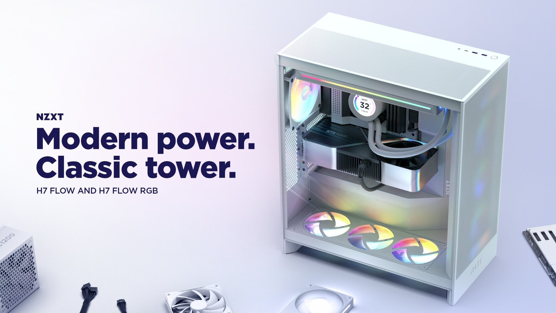 Computex 2024: NZXT PC Building – New PSUs, Cases & Fans
