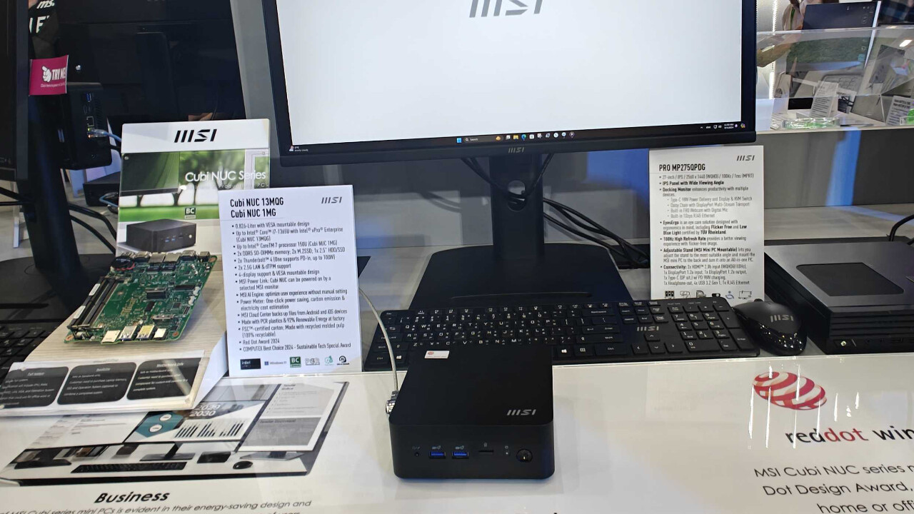 Computex 2024: Small Size, Big Performance — Exploring the MSI Cubi NUC Series