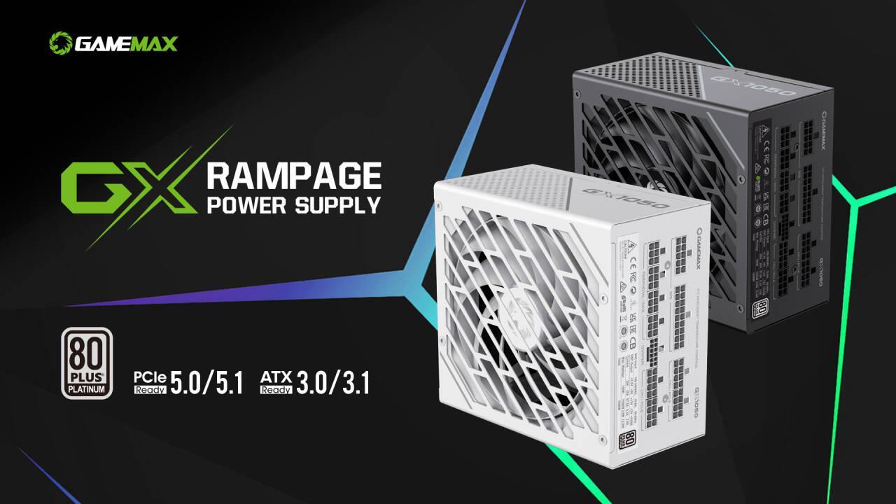 Gamemax Launches Gx-1050 Pro Bk/Wh Atx 3.1 Pcie 5.1 Power Supply Units Gamemax Launches Gx-1050 Pro Bk/Wh Atx 3.1 Pcie 5.1 Power Supply Units