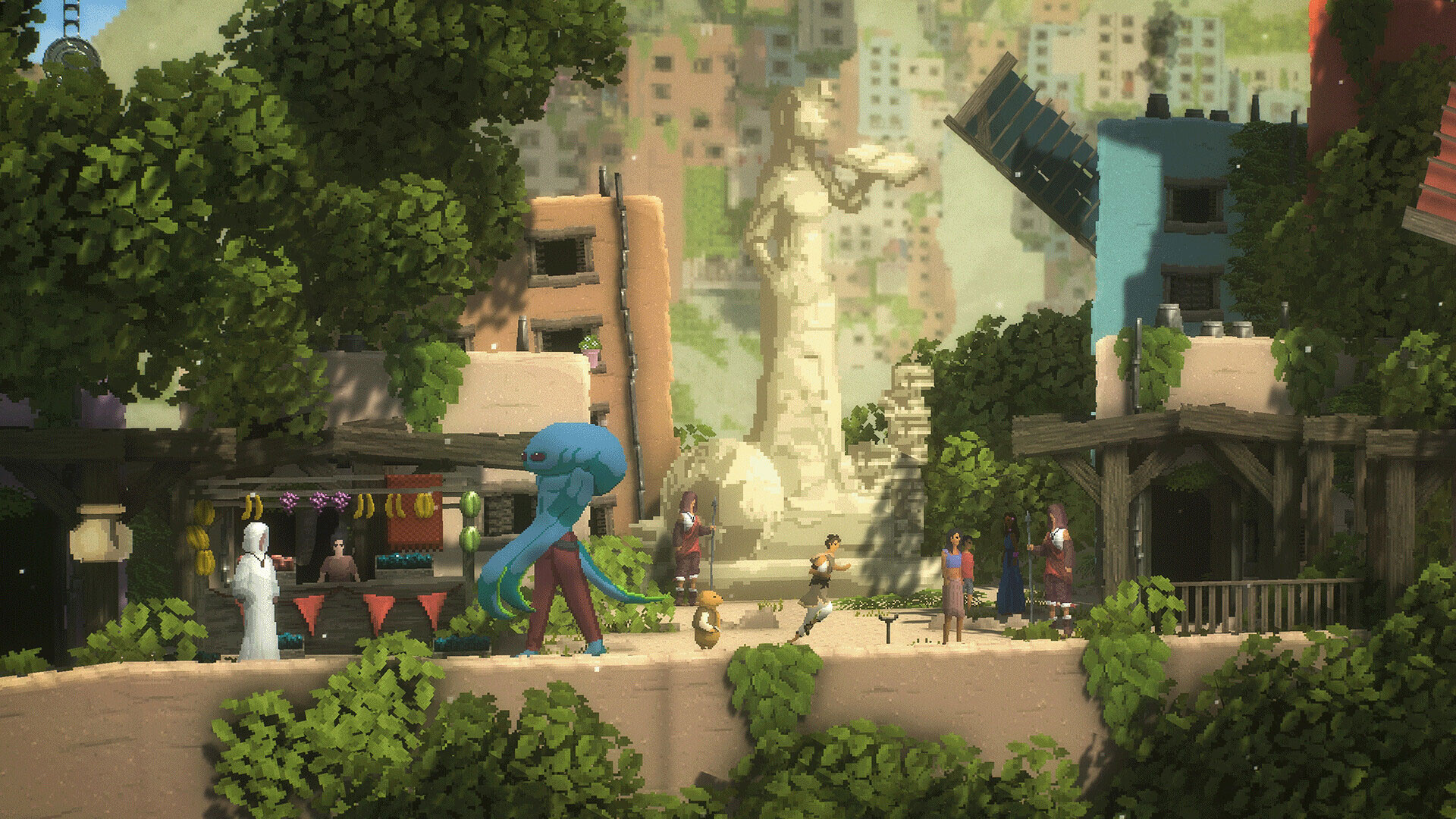 A Whole Universe in Two Dimensions—A First Look At Beyond Galaxyland
