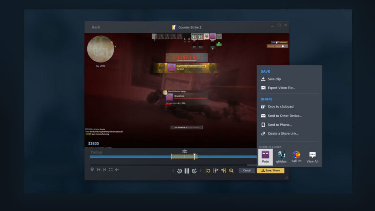 Valve Unveils Steam Game Recording—Now Available on PC, Mac, and Steam Deck