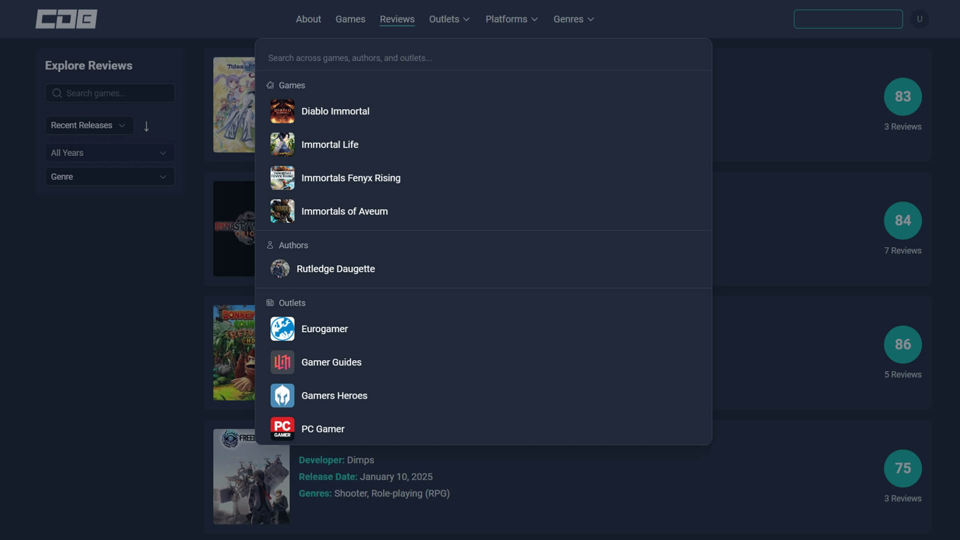 CriticDB, Created By Former Open Critic Teams, Launches January 30th