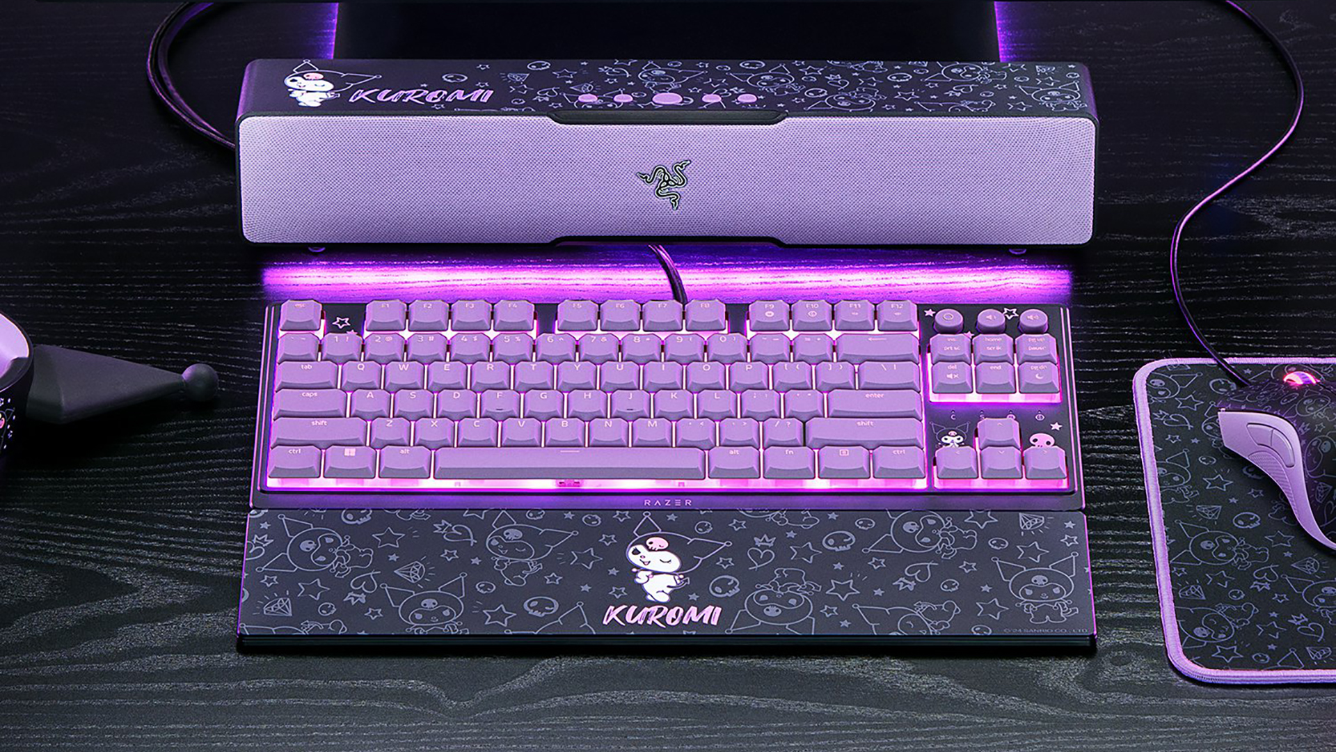 Razer Unveils The Razer | Kuromi Collection Sets With Gaming Chair, Keyboard, And More