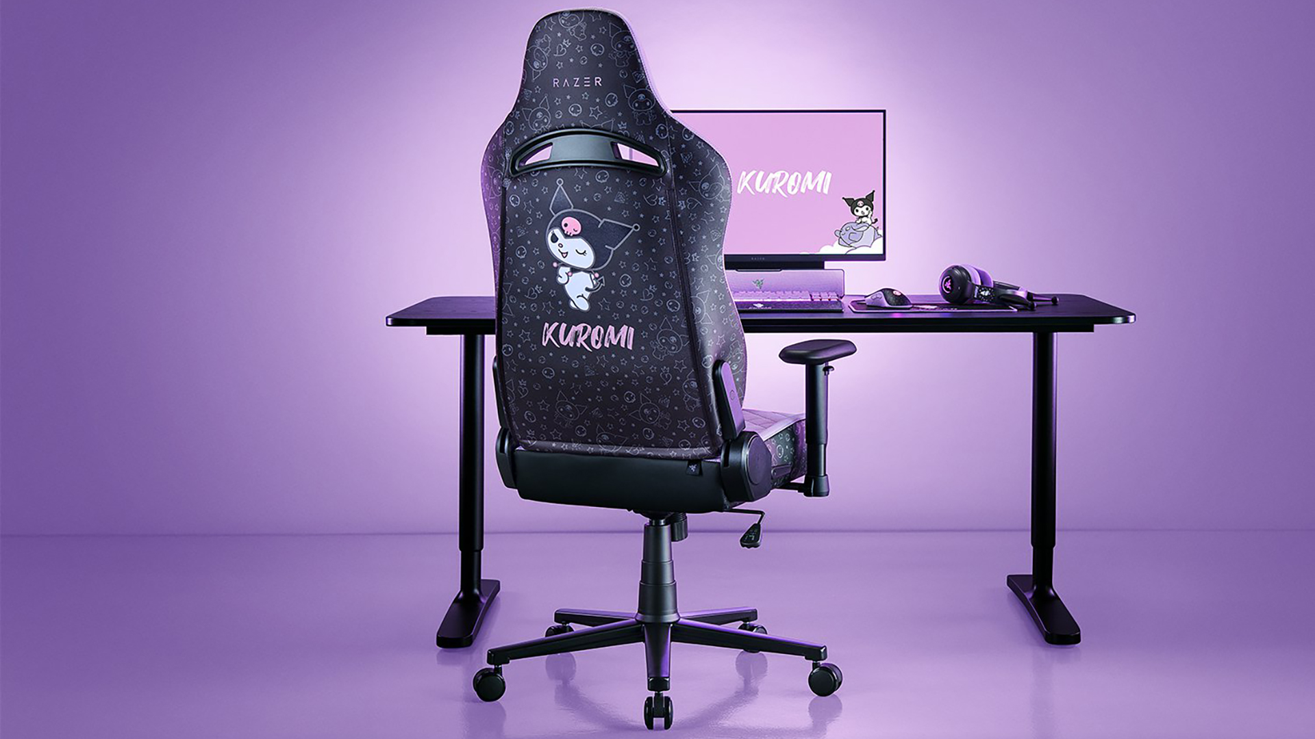 Razer Unveils The Razer | Kuromi Collection Sets With Gaming Chair, Keyboard, And More