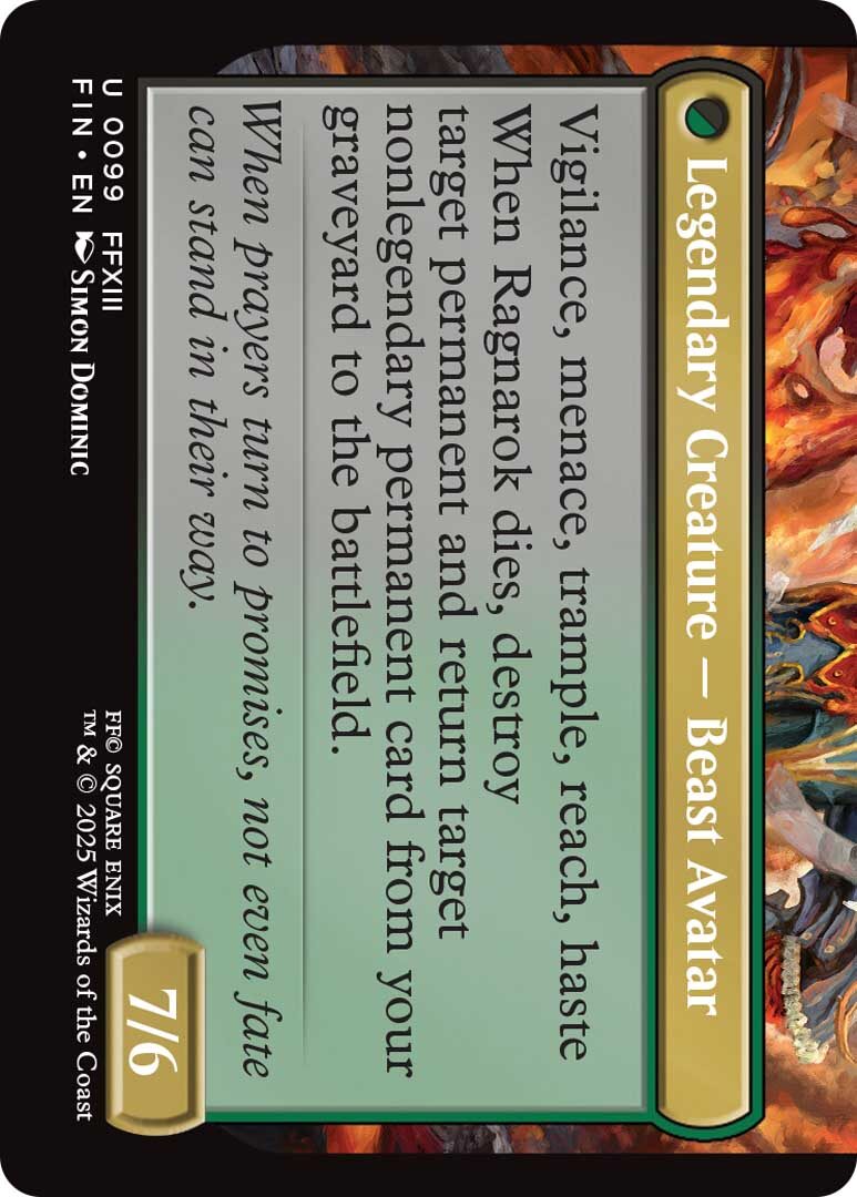 PAX East 2025 Reveals New Magic: the Gathering Final Fantasy Cards & Artwork
