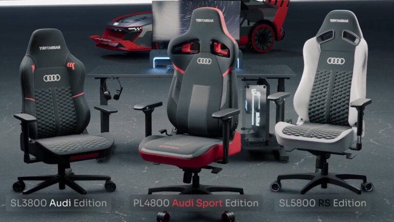 Vertagear and Audi Team Up For a Luxury Gaming Chair Line