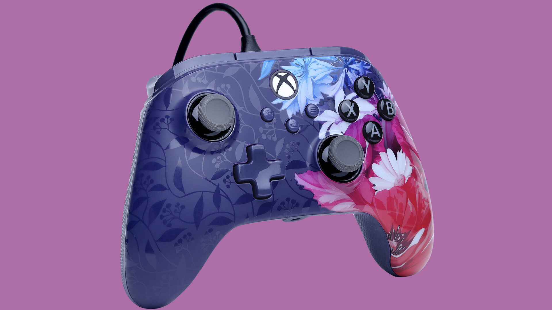 PowerA Unveils Spring Floral Collection With Night Blossom Xbox Controller