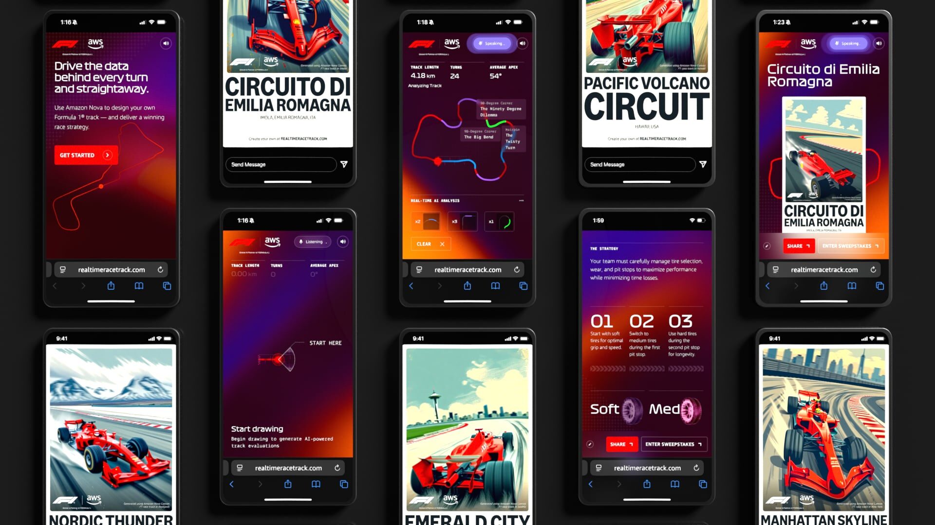F1 and AWS Let Fans Design Their Own Race Tracks with Real-Time AI Tools
