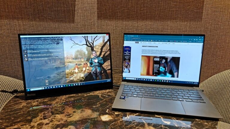 Lenovo ThinkVision M14t Gen 2 Monitor Review