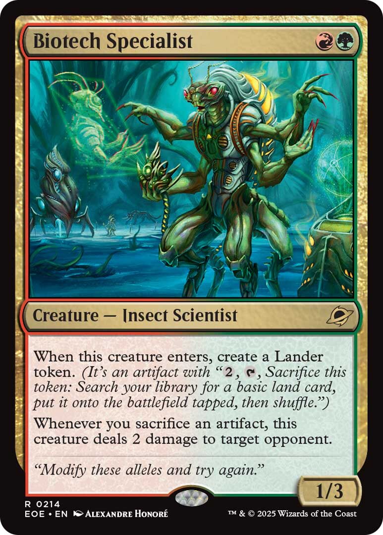 MTG Edge of Eternities - New Mechanics, Keywords and Shock Lands Return!