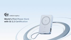 UGREEN's New Frontier for Wireless Charging is the World's First Qi 2.2-Certified Power Bank