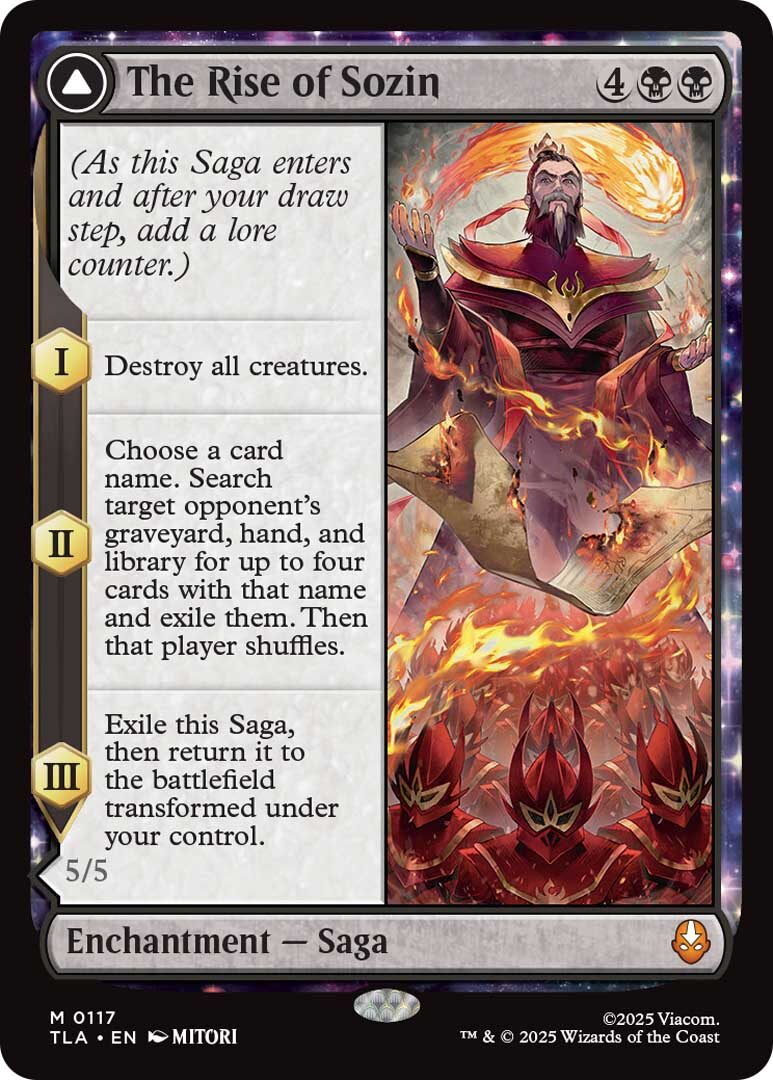 Magic: The Gathering Avatar: The Last Airbender -  Extended First Look is Revealed