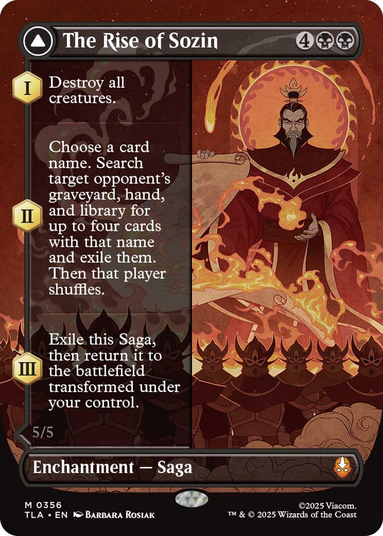Magic: The Gathering Avatar: The Last Airbender -  Extended First Look is Revealed