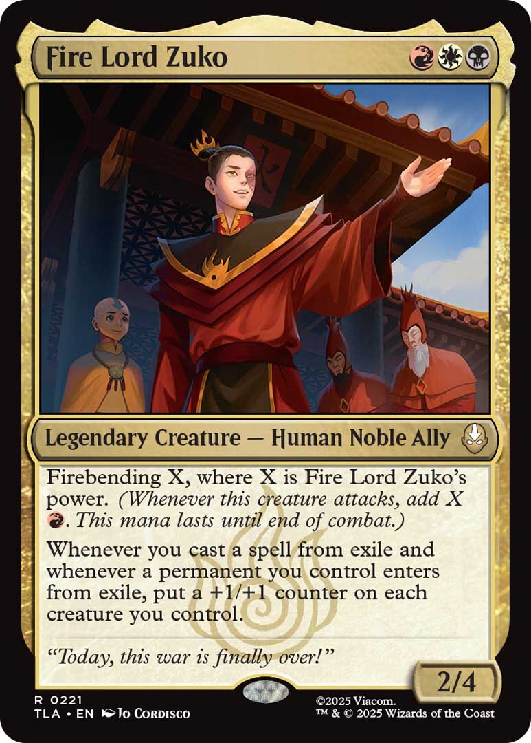 Magic: The Gathering Avatar: The Last Airbender -  Extended First Look is Revealed