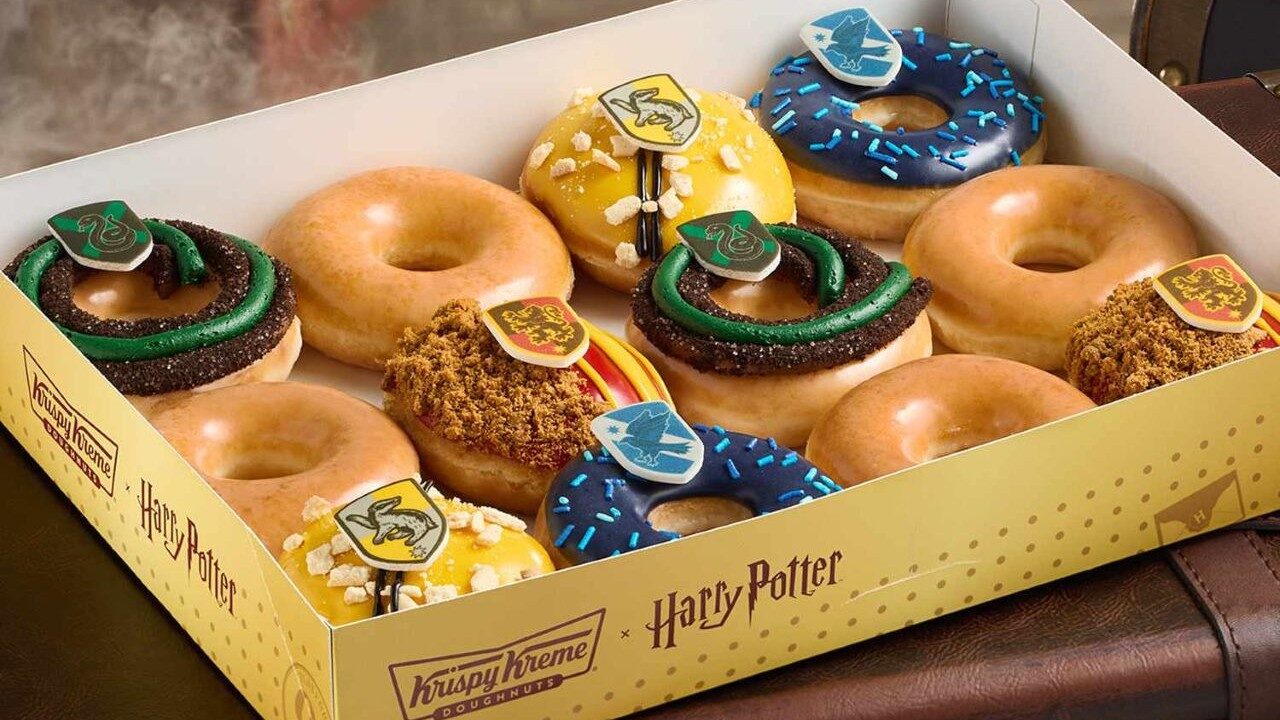 The Krispy Kreme Harry Potter Collab Brings Students Back To Hogwarts With Magical Treats