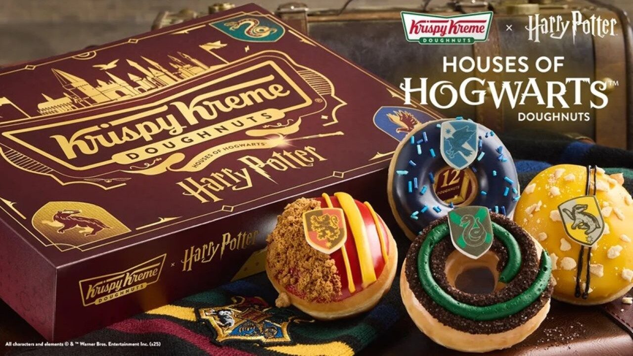 The Krispy Kreme Harry Potter Collab Brings Students Back To Hogwarts With Magical Treats