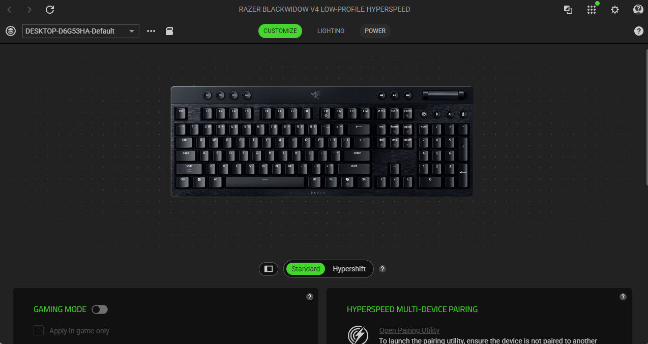 Razer BlackWidow V4 Low Profile Keyboard Review