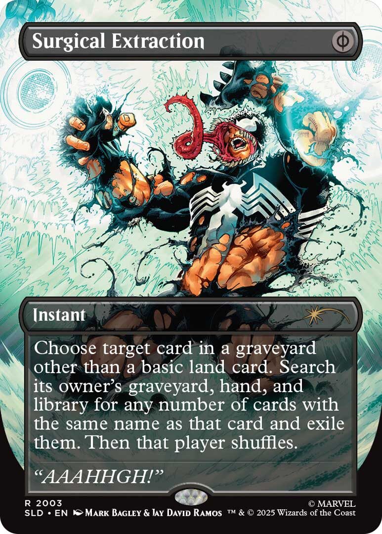Secret Lair x MTG Spider-Man Superdrop Is Here, Unmasking Venom, Villainy and Heroics
