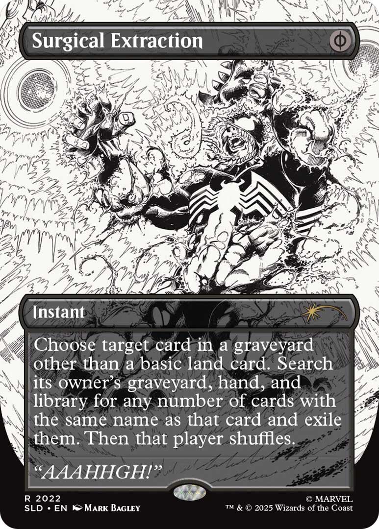 Secret Lair x MTG Spider-Man Superdrop Is Here, Unmasking Venom, Villainy and Heroics