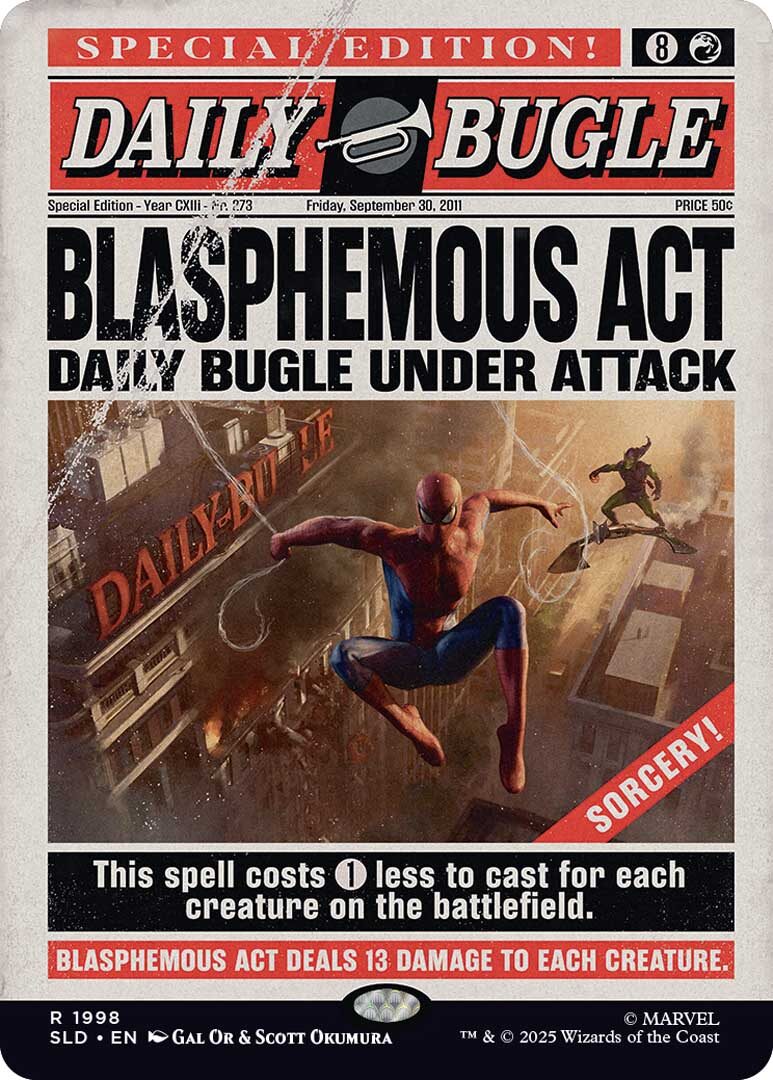 Secret Lair x MTG Spider-Man Superdrop Is Here, Unmasking Venom, Villainy and Heroics