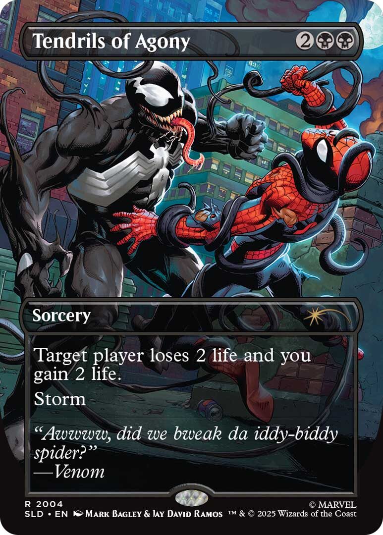 Secret Lair x MTG Spider-Man Superdrop Is Here, Unmasking Venom, Villainy and Heroics