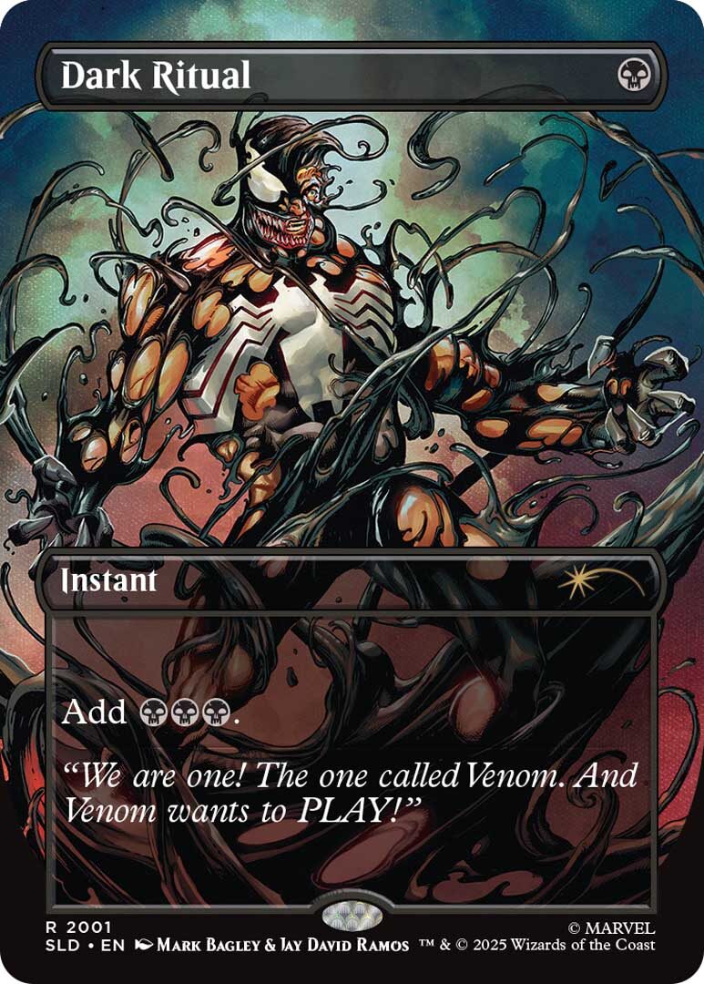 Secret Lair x MTG Spider-Man Superdrop Is Here, Unmasking Venom, Villainy and Heroics