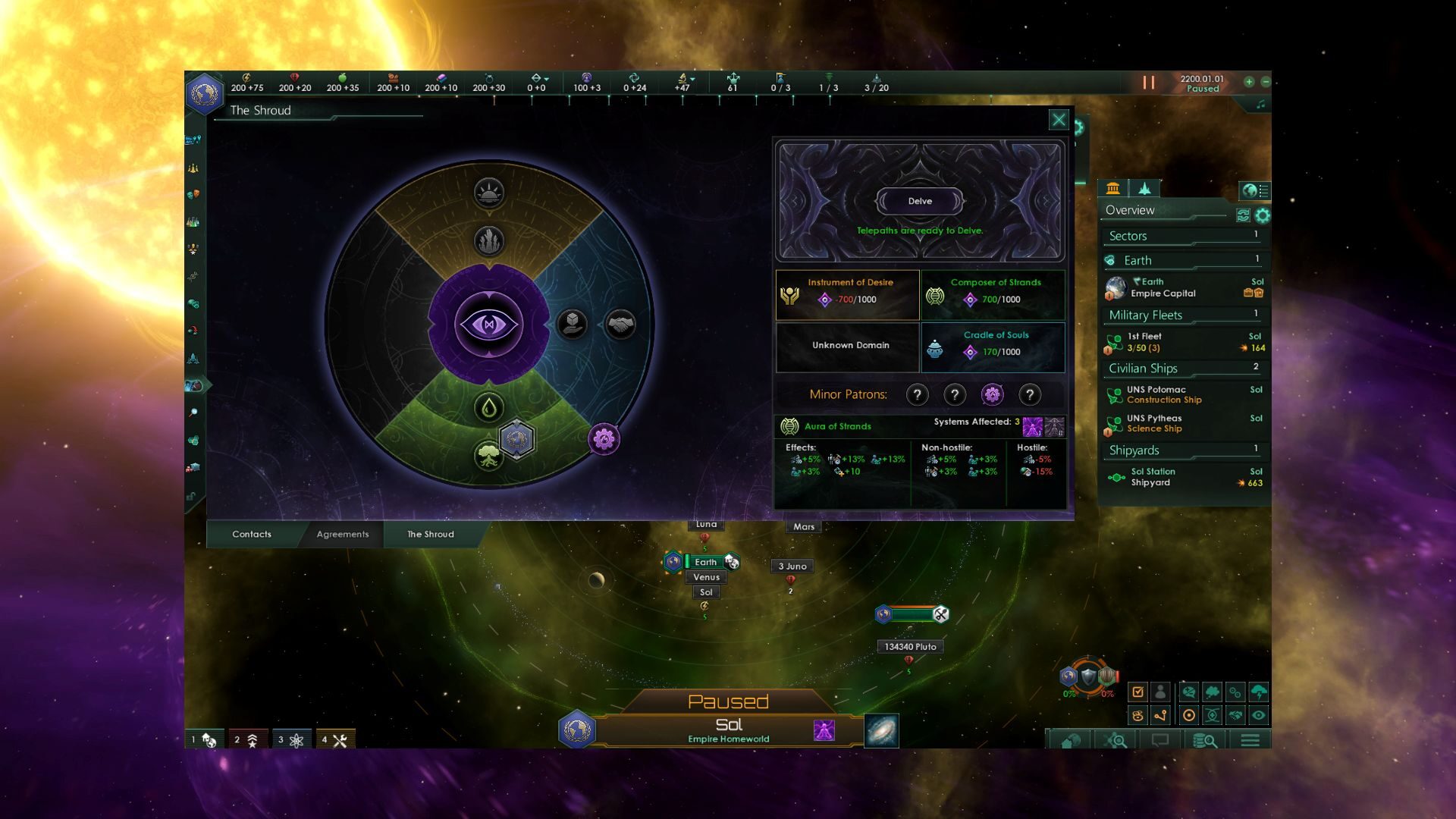 The Stellaris Shadows of the Shroud Expansion Explores Behind The Veil on Sept 22